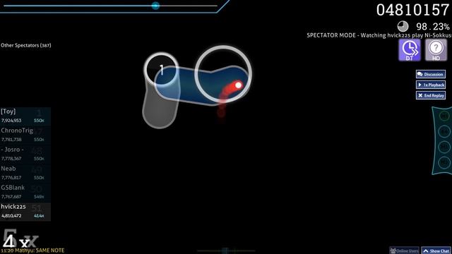 hvick225 | Ni-Sokkususu - Blade Dance [Kneesocks] HDDT 97.92% 561pp | Live Spectate смотреть онлайн