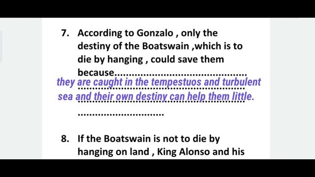 ISC 11 | LITERATURE in ENGLISH| THE TEMPEST| ACT 1 SCENE 1| COMPLETE the SENTENCE by GIVING REASON🎖 смотреть онлайн