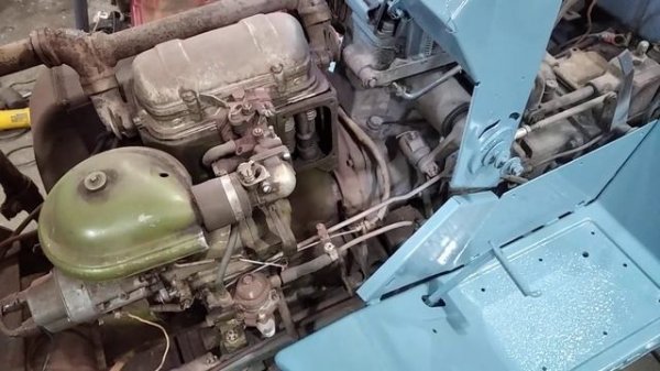 КМЗ-012 ХТЗ Т-012 механизм ножного газа