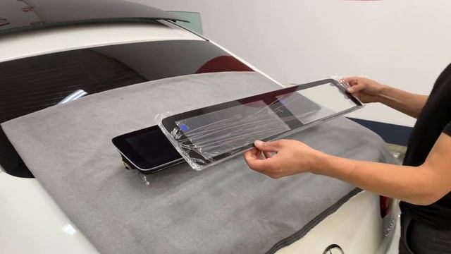 Mercedes - установка сенсорного стекла смотреть онлайн