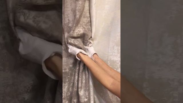 Шторы комбинированный мрамор (серо-бежевый/молочный) смотреть онлайн