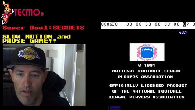 TECMO SUPER BOWL: SECRETS (Enable Slow -Motion and Pause) смотреть онлайн