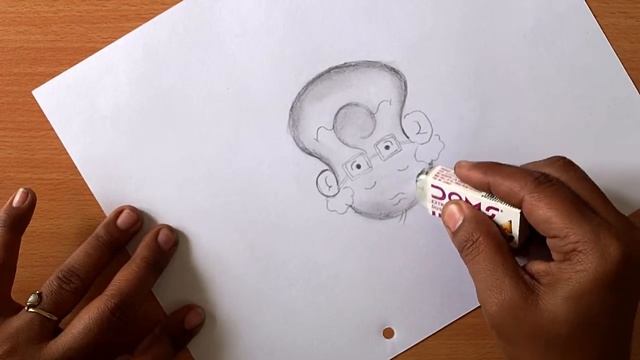 How To Draw An Old Man Cartoon || How To Draw Grandpa || Pencil Sketch смотреть онлайн