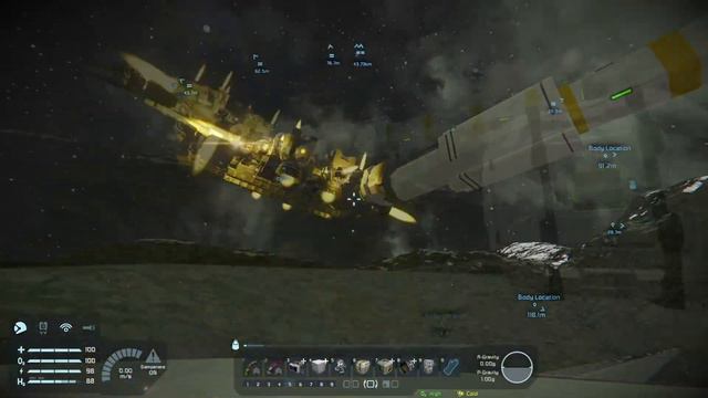Space Engineers, Clang 01, Piston, connector and ship are not good смотреть онлайн