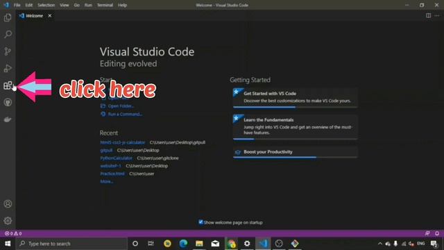 How to pull or import project from github to visual studio code || import github project in vs смотреть онлайн