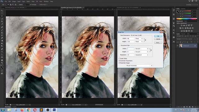 How to reduce image size in Photoshop without losing quality смотреть онлайн