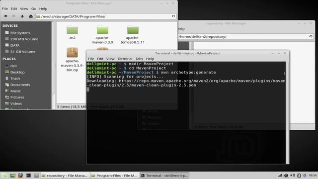 How to change location of maven local repository(.m2 folder) and create project using maven смотреть онлайн