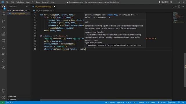 How To Create A File Management System with Python - Full Explanation смотреть онлайн