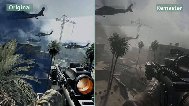 Call of Duty Modern Warfare – Original vs. Remastered Graphics Comparison смотреть онлайн