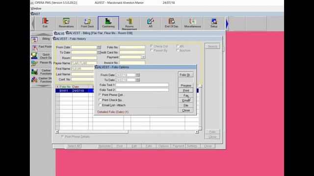 Cashiering Reprint VAT Invoice смотреть онлайн