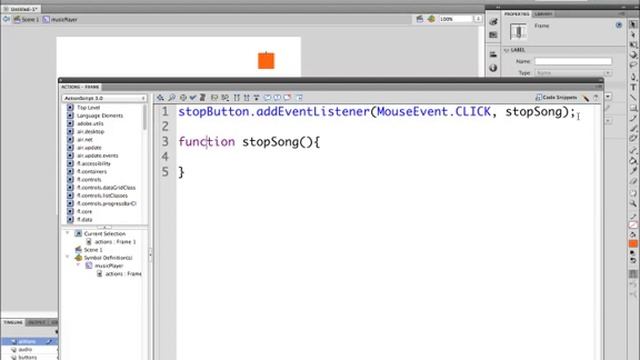 Audio Player Flash 3.0 Web programming Button смотреть онлайн