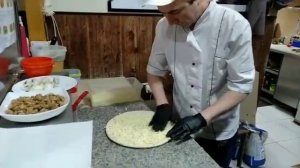 #Таджик пиццер. Пицца "Жульен". Супер.