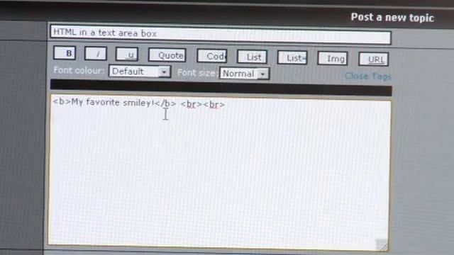 How to Use HTML Inside a Text Area Box смотреть онлайн