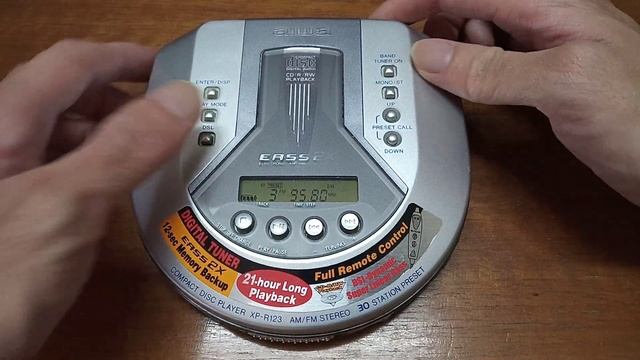 Aiwa compact disc player XP-R123 review смотреть онлайн