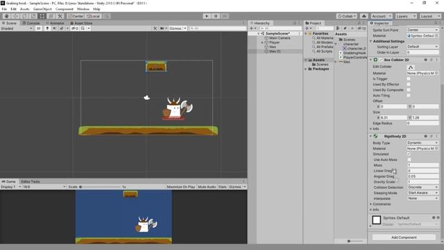 Крюк кошка - Grappling hook - Unity легко смотреть онлайн