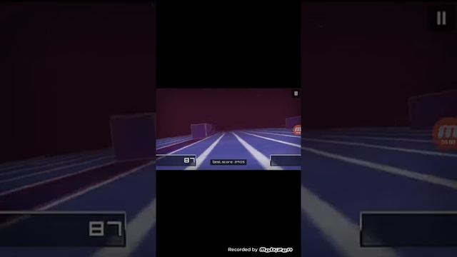 Играю в интересную игру SpeedX 3D. смотреть онлайн