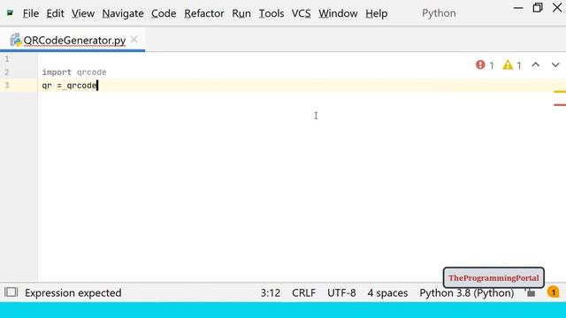 Generate QR Code in Python смотреть онлайн