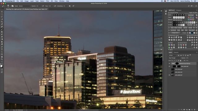 How to Blend Cityscapes With Luminosity Masks смотреть онлайн