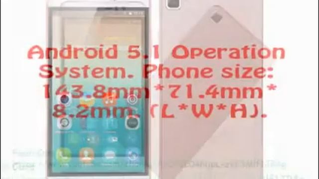 Padgene Sweet Series 5" Review Android 5.1 Unlocked Smartphone смотреть онлайн