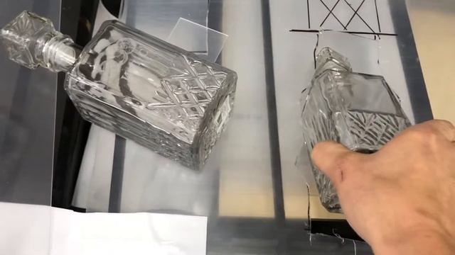 Как наносим гравировку на графинах (стекло). смотреть онлайн