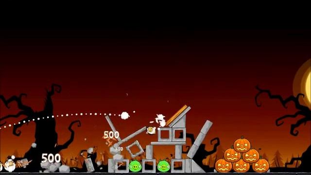 Official Angry Birds Seasons Walkthrough Trick or Treat 2-12 смотреть онлайн