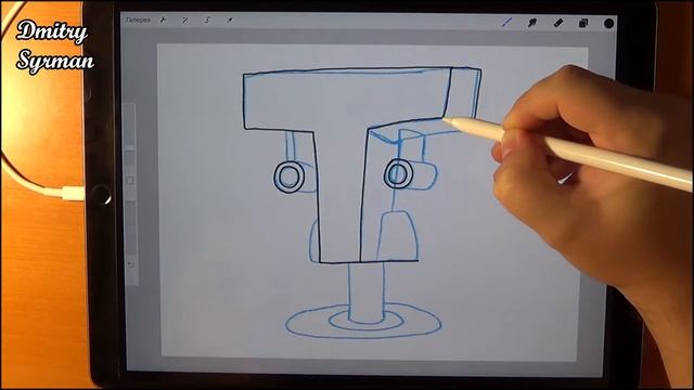 How to draw robot, Как нарисовать робота смотреть онлайн