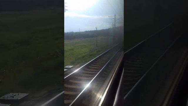 Trip with electric train from Depo to Majori stops смотреть онлайн