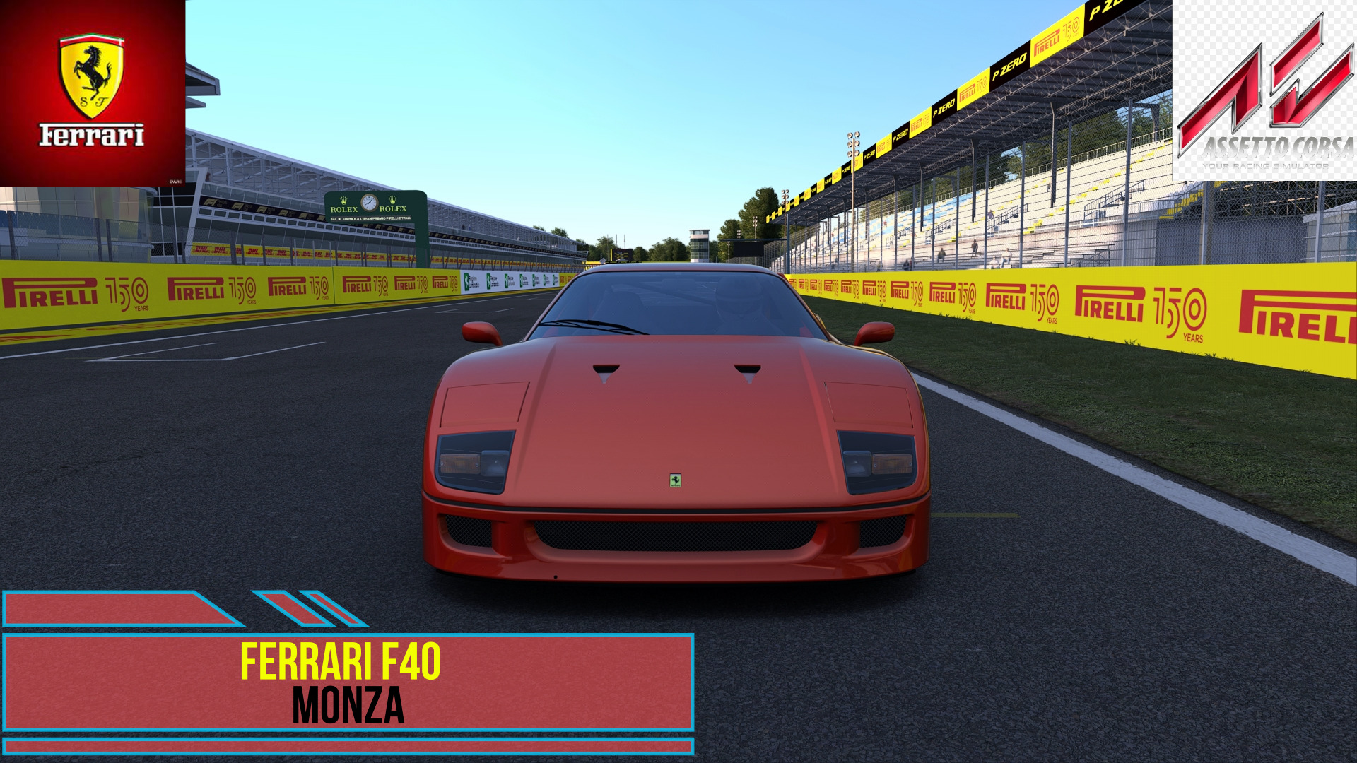 Ferrari f40 - Monza / Assetto Corsa. смотреть онлайн