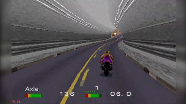 Road Rash (1994) PS 1/ Level 3. Pacific Highway. Super Bike Corsair Raven N 600cc