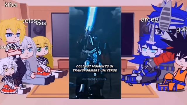 el clan gremory + Goku y arcee reaccionan a Issei prime parte 2 смотреть онлайн