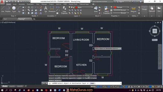 How to Use Match Layer in Autocad- Match Layer Properties- Match Layer Autocad Tutorial смотреть онлайн