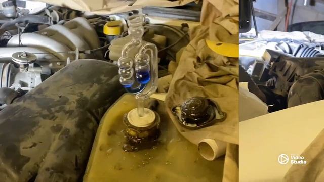 Firing up the porsche 944!! (post cambelt and water pump change) смотреть онлайн