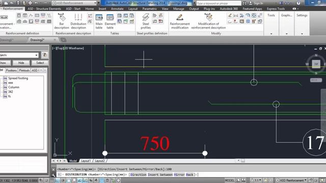 AutoCAD Structural Detailing-ASD Reinforcement Beam Detail 02/02 смотреть онлайн
