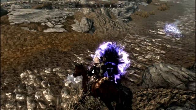 TES V: Skyrim - Spear Mounted Combat, new AI смотреть онлайн