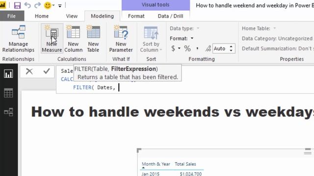 Handling Weekday vs Weekend Dates in Power BI using DAX смотреть онлайн