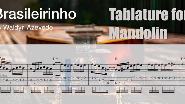 🪕 Brasileirinho for Mandolin with Tablature [Brazilian Choro] #brasileirinho #choro #brazilianmusic смотреть онлайн