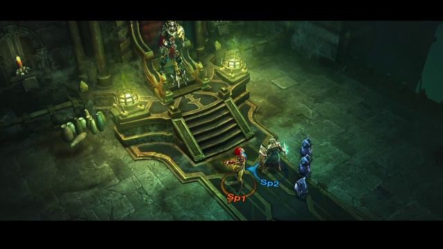 Diablo III PS4 Skeleton King (Hard) 8 sec kill demon hunter paladin смотреть онлайн