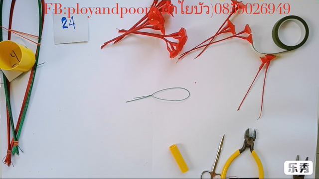 ดอกโป๊ยเซียน How to make nylon flower by ployandpoom смотреть онлайн