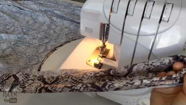 Very Easy Napkin Skirt Cutting and Sewing | Tuğba İşler смотреть онлайн