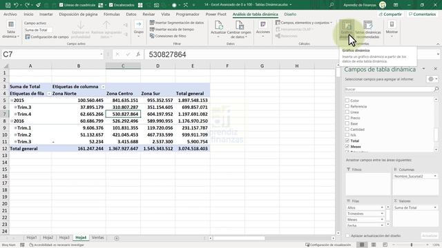 Microsoft Excel Avanzado de 0 a 100 - Sesión 14 Reportes Dinámicos смотреть онлайн