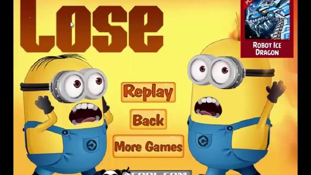 Minions Game. Minions Become Fireman.