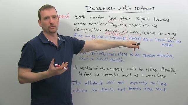 WRITING – Advanced English Transitions: Thereby, Thereof, Hereby, Therein, Wherein, Whereby...