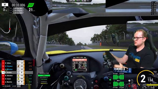 Гонка SimCentral Pro Cup в Brands Hatch. смотреть онлайн