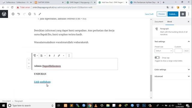 Cara Input Data Wordpress смотреть онлайн