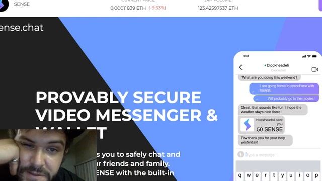 P2P CHAT | POWERED BY EOS | SENSE CHAT смотреть онлайн