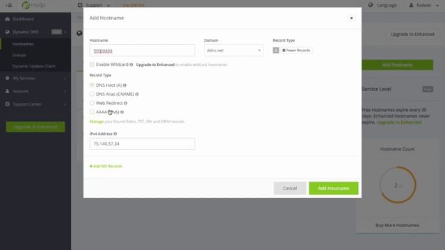 How do I create a hostname with an IPv6 address or AAAA record? смотреть онлайн