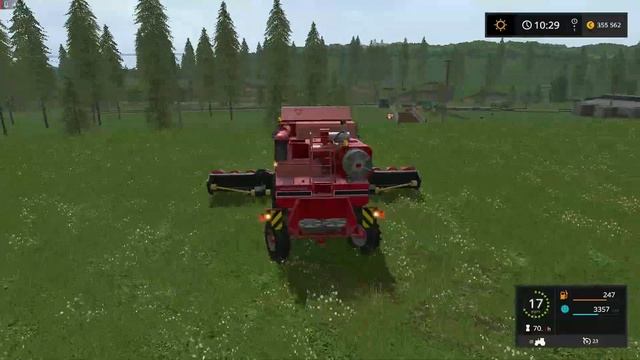 Farming Simulator 17 ➣ Прохождение • Sosnovka. Часть 616. Сбор урожая Подсолнуха