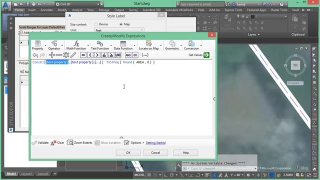 How to use the Concat function on GIS data labels in Civil 3D. смотреть онлайн
