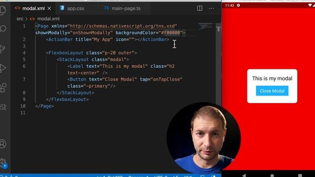 Commenter Found New Dialog Option | NativeScript Modal смотреть онлайн