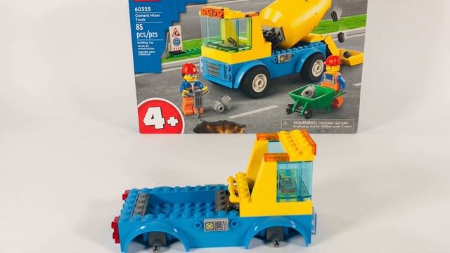 LEGO Build & LEGO Stop Motion - LEGO City Cement Mixer Truck 60325 смотреть онлайн